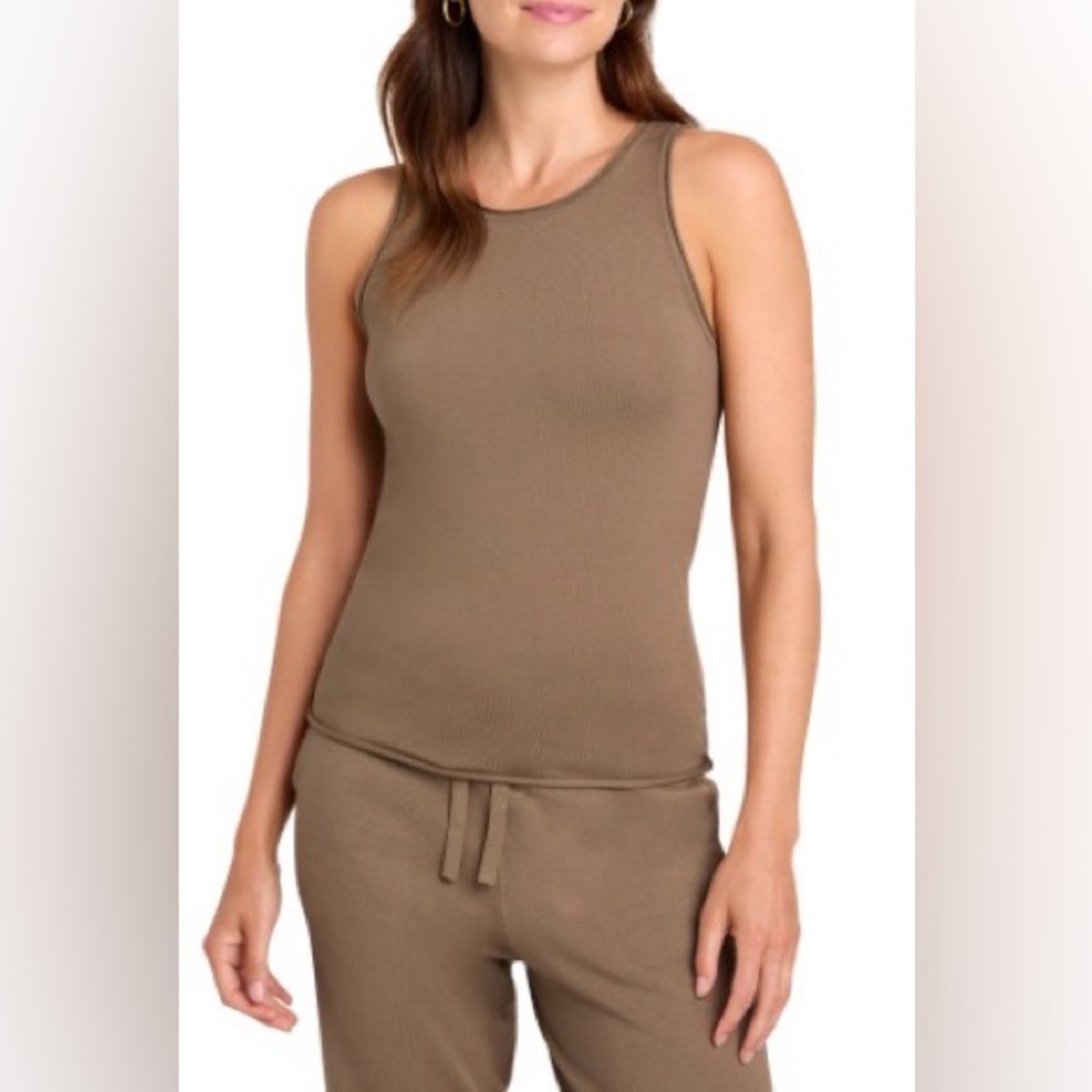 Splendid x Cella Jane Toast Sweater Tank NWT Size XS